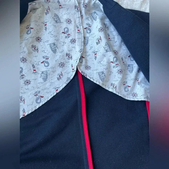 PERRY ELLIS PORTFOLIO SLIM FIT NAVY BLUE WOOLBLEND KIDS BLAZER XL - Picture 10 of 16